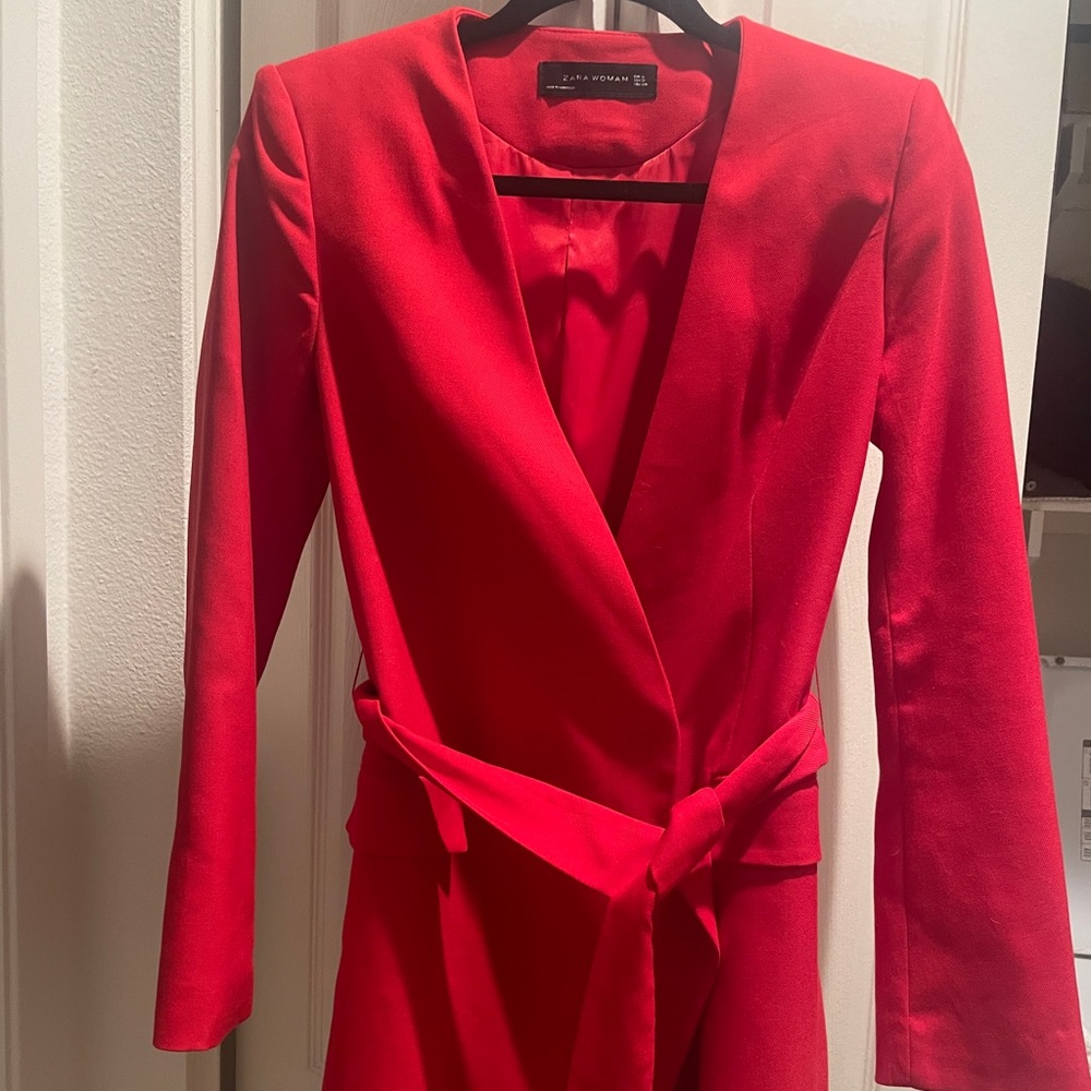 Zara belted dress